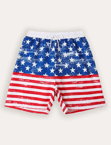 Family Matching Independence Day Stars and Stripes Swimsuit
